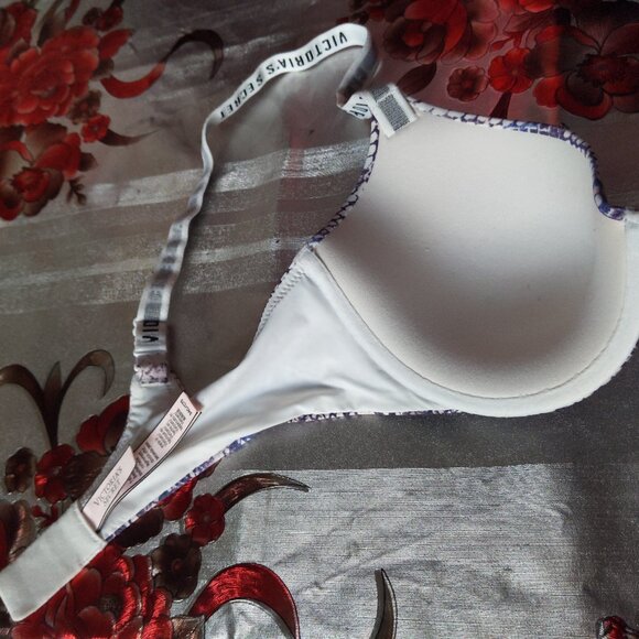 VICTORIA SECRET T-SHIRT LIGHTLY LINED DEMI BRA 34C - Picture 7 of 9